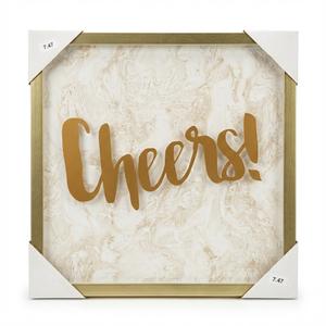 Cheers Picture Frame 16"×16"