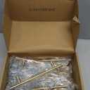 Haidms 20 Pack Gold Cabinet Handles 5 Inch Hole Center Drawer Pulls Stainless Steel Cabinet Hardware for Kitchen and Bathroom