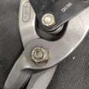 HURRICANE 3 pc Aviation Tin Snips Set, 10 inch Metal Cutter Shears for Cutting Sheet Metal, Cr-V Blades, Straight Left and Right Aviation Snips, with Ergonomical TyreGrip Handle and Safety Latch