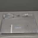 Wireless Keyboard and Mouse Combo  Ergonomic Wave Key, Built-in Leather Soft Palm Rest, 2.4G Full Size, 8 Hotkeys, 6-Button Mouse with 4-Level DPI, Dual USB-A/USB-C, Windows & macOS Compatible