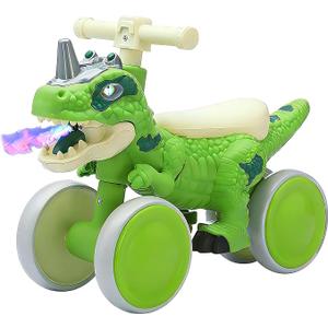 NMM Baby Balance Bike, Dinosaur Ride On Toys for Toddlers 1-3, Green
Light Up Eyes, EVA Tires, Music, Mist Spray, Sturdy Frame, Easy Assembly, First Birthday Gifts for 1 Year Old Boys Girls