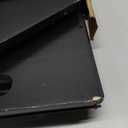 HULISEN Clipboard Holder, Wooden Clipboard Organizer with Raised Side Panel, Clip Board Storage Rack for Classroom and Office, Clip Boards not Included, Black