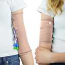 Mighty Well PICCPerfect PICC Line Cover: Soft Touch Double Layer PICC Line Arm Cover | Solid Blush, Medium