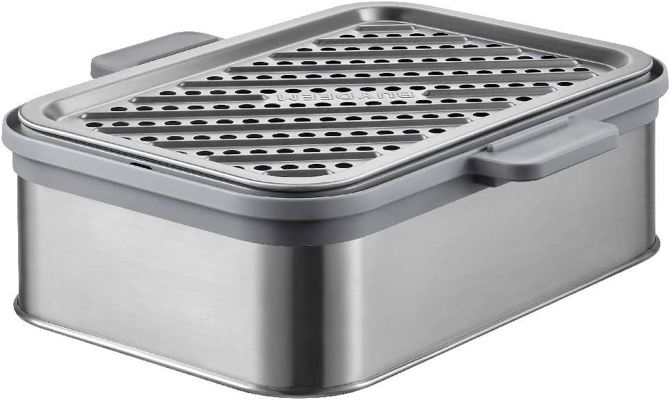 BUYDEEM A501 Stackable Double Tier for Electric Food Steamer, with 18/8 Stainless Steel Tray & Handles, Suitable for G563 One-Touch Vegetable Food Steamer, 11 * 4 Inch