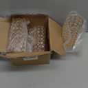 Elegant Crystal Column Vase/Candle Holder, Cylinder Flower Display Tabletop Centerpiece for Weddings & Home Decor (4, Gold)