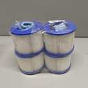 60% Denser Filter, High-Efficiency Screw-in Hot Tub spa Filters Replacement Compatible with All Relxtime, Aleko, Wejoy, Aquaspa Hot Tubs & Other Spas (4 Filters + 2 Filter Bags)