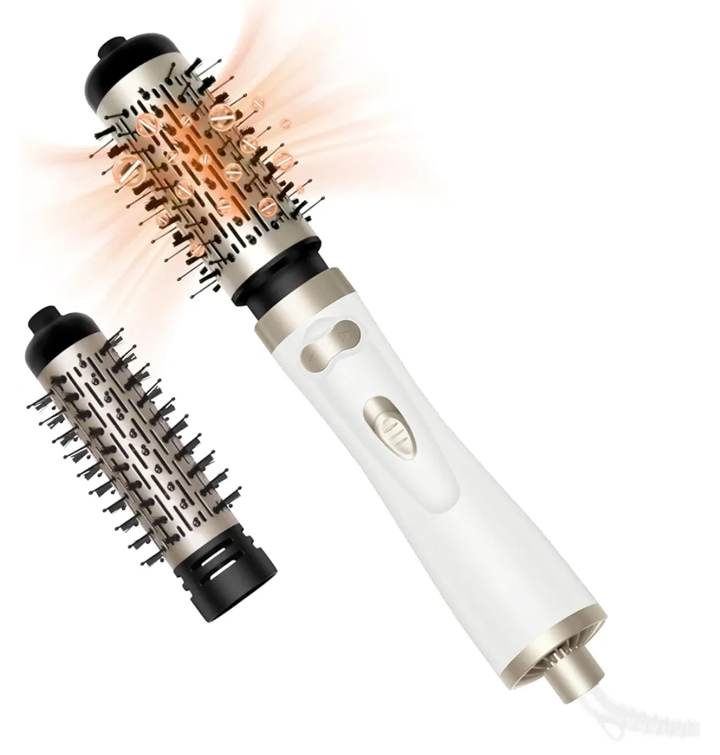 3-in-1 Round Hot Air Spin Brush Set with 2 Brushes