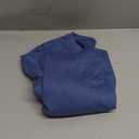 PRIMODA Womens Loose Fit Shirts Casual Short Sleeve Summer Flowy Tunic Tops Plain Long T Shirts (Large, Haze Blue)