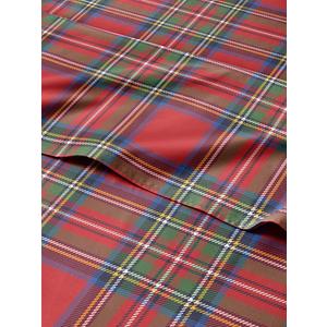 Full Christmas Tartan Sheet Set - Holiday Xmas Pattern Bedding Set - Deep Pockets - Snug Fit - 4 Piece - Wrinkle Free & Easy Care - Comfy Festive Winter - Holiday Sheets for Women, Men, Kids & Teens
