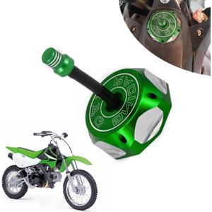Dirt Bike Gas Cap,Motorcycle 19Gas Fuel Tank Cap with Breather Valve Universal CNC for SSR Taotao Apollo 125 110 Coolster Raptor Peace 50 70 80 90 110 150 DB10 DB14 SDG107 Pit Dirt Bike ATV Green