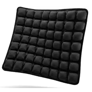 Air Cushion Inflatable Chair Air Seat Cushion Car Portable Breathable Comfort Cushion Office Wheelchair Pad Orthopedics Pain Pressure Relief Cushion Camping Seat Mat 18 x 16 x1 in Black