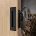 Recessed Finger Flush Pulls with Edge Pull Oil Rubbed Bronze - 6Inch Sliding Closet Door Handles Hardware Suitable for Pocket Door,Closet Door,Sliding Doors, Barn Door Handle