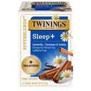 Twinings Superblends Sleep+ Herbal Tea with 1mg Melatonin Camomile, Cinnamon & Vanilla, Naturally Caffeine-Free, 16 Tea Bags (Pack of 1), Enjoy Hot or Iced (EXP 10/31/27)