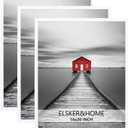 ELSKER&HOME 16x20 Picture Frames 3 Pack for Wall, Picture Poster Frame White for Horizontal or Vertical Wall Mounting, Sturdy and Scratch-proof