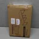 SONGMICS Cabinet Organizer Shelf, Set of 2 Kitchen Counter Shelves, Kitchen Storage, Spice Rack, Stackable, Expandable, Metal and Engineered Wood, Ink Black and Natural Beige UKCS02NB (11.7"W)