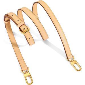 Vachetta Leather Replacement Adjustable Shoulder Strap for L V Handbag Replacement Bag Strap