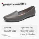 Ballet Flats Shoes for Women Dress Shoes Comfortable Dressy Casual Business Slip on Shoes Loafers