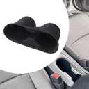 Center Console Cup Holder Storage Tray Fit for 2021-2025 for Toyota for Corolla for Cross, Silicone Interior Organizer, Silicone Car Cup Holder Storage Mat, Non-Slip Anti-Rattle Liner Insert