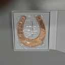 Rtteri 7 Year Anniversary Copper Gifts for Him/her 7th Anniversary Wedding Gift for Couple Lucky 7 Years of Marriage Horseshoe 7th Wedding Copper Gifts with Box for Women Men Couple