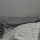 FurHaven Orthopedic Dog Bed for Large Dogs, L-Shaped Chaise Contour with Orthopedic Egg Crate & a Solid Orthopedic Foam Base for Joint Support, Washable Cover, Large, Faux Fur & Suede, Stone Gray