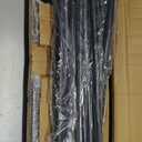 Square Backdrop Stand 6.5x10ft, Heavy-Duty Pipe Drape with Flat Metal Base