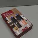 CIRCLE JOY Gravity Electric Salt and Pepper Grinder Set Automatic Salt and Pepper Grinder Set with LED Light, Battery Operated, Adjustable Coarseness, Large Capacity, for Home Kitchen BBQ, Black