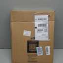 Bemis 500EC Durable Wood Toilet Seat with Easy Clean Hinges, Made in USA, Round, Almond