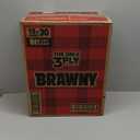 Brawny Tear-A-Square 3-Ply Paper Towels, 12 Family Rolls = 30 Regular Rolls, Strong, Absorbent, and Durable