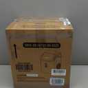 Antarctic Star Nugget Ice Makers Countertop, Portable Ice Maker Machine with Self-Cleaning, 35lbs/24H, Crushed Ice Machine with Handle & Scoop for Home, Kitchen, Office and Camping(Stainless Steel)