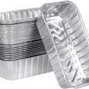 2lb Aluminum Loaf Baking Pans,Heavy Duty Foil Baking Container for Baking Holiday Treats Food Storage, Takeout,Homemade or Commercial- 8.5 x 4.5 x 2.5(30 Pack)