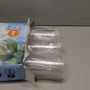 Turbo Bee 300 Pack 9oz Clear Plastic Cups,Disposable Crystal Drinking Cups,PET Plastic Party Cups for Wine,Juice,Iced Coffee and Cold Drinks