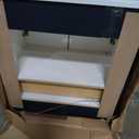 Spring Mill Cabinets Emlyn 30 Inch Bathroom Vanity with White Single Sink Top, 2-Door Cabinet, 1 Drawer, 30.5" W x 18.75" D x 32.89" H, White