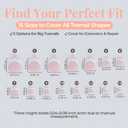 Toe Nail Tips, 300PCS Sharp Square Peach Pink Gel Nail x Tips French Tip Press On Nails for Women, Pre-applied Tip Primer & Base Coat Toenail Press Ons For DIY 15size