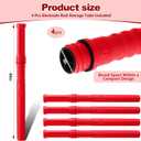Tandefio 4 Pcs Welding Rod Storage Tube 40 Inch Tig Rod Storage Canisters Welding Electrode Holder Airproof Waterproof Container(Red)