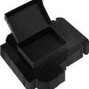 Rempry 40 Pack 9x6x2 Inches Black Shipping Boxes, Cardboard Corrugated Mailer Boxes for Packaging Small Business, Small Gift Boxes for Mailing Present