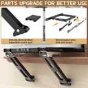 Marudina Adjustable Window AC Bracket, Quick Installation in 3minutes Without Drilling, Upgraded Extra Large Adjustment Range, Air Conditioner Support Bracket No Drill w/ Max Load Capacity of 300 lbs