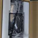 Aeitto Nugget Ice Maker Countertop, Pellet Ice Machine Soft Chewable Ice 40lbs/Day, One-Click Operation, Auto Self-Cleaning Crushed Ice Makers Stainless with Scoop for Home/Kitchen/Office (Black)