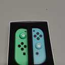 SWTOTK Control for Switch Controller,Wireless Remote for Switch Lite OLED Extra Gamepad with Hall Effect No Drift Joystick Controles Replacement for Joy No NFC Green Blue