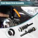 GXARTS 2 PCS Front Shock Strut Assembly 31316786517 31316786518 Compatible With BMW E60 525xi 530xi 528i 535i Xdrive 2006-2010