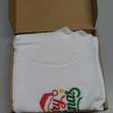 Christmas Hand Towels for Bathroom Set of 2, Red Hat Bathroom Decor Embroidered Merry Christmas Pattern, Winter Green Dish Towels Xmas, 100% Cotton Soft Towels for Kitchen Bath 14x30 Inches