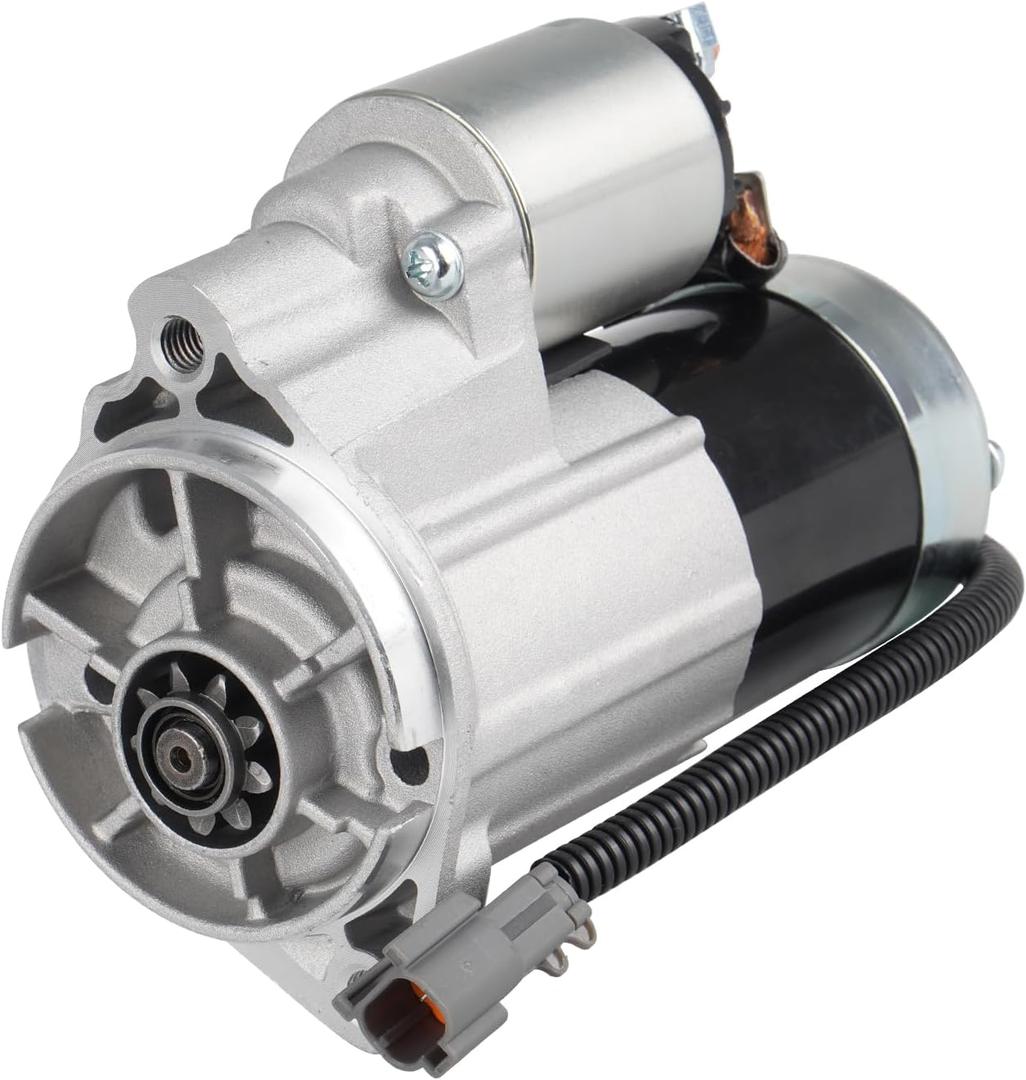 Starter for Nissan Frontier V6 3.3L 1999 2000 2001, Xterra V6 3.3L 2000 2001, 23300-4S100, 23300-4S102, M0T60185, M0T60186, M0T60187