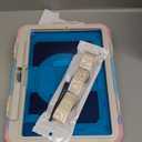 SEYMAC for iPad Pro 11 Inch Case M5 2025 / M4 2024, Heavy Duty Shockproof Protective Case with Screen Protector, 360 Rotating Stand, Hand/Shoulder Strap and Pen Holder, 
Light Blue