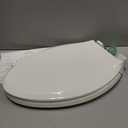 KOHLER 4734-RL-0 Rutledge ReadyLatch Soft Close Elongated Toilet Seat, Quiet-Close Lid Grip-Tight Bumpers, Installation Hardware, Home Essentials, White