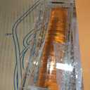 Tizo Design 18" Lucite Backgammon Orange Set, Orange, One Size