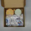 4 Sets DIY Mosaic Kits for Adults with Wooden Coasters, Mixed Color Glass Mosaic Tiles Craft Kits for Adults Women, Complete Mosaic Coaster Making Kit for Home Decor Gifts (4, Crystal Sand)