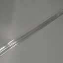 2PCS Shower Door Bottom Seal Strip, Clear PVC, 39" Length, Fits 10mm Thick Glass, Prevents Leaks & Water Damage, Easy Installation, No Adhesive Required (Clear, 39in for 3/8"(10mm) Door)