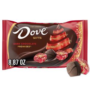 DOVE PROMISES Holiday Gift Dark Chocolate Christmas Candy Stocking Stuffers 8.87 oz Bag (EXP 09/30/26)