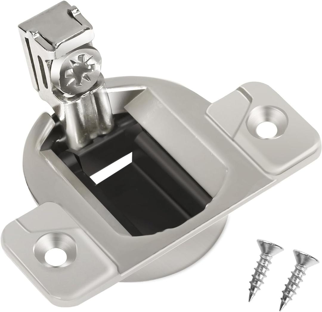 Replacement for Blum 110 Degree Screw-in Compact 33 Hinge - Cabinet Door Hinges, 4-Pack, Replace Original Blum 110 Cabinet Hinges, Stainless Steel(Mounting Plate Not Included)