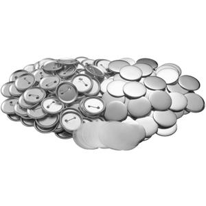 200 Sets 2.25 Inch Button Making Supplies - 58mm Button Supplies for Button Maker Machine, Pin Making Kit, Badge Maker, Button Press Supplies, Button Maker Blanks