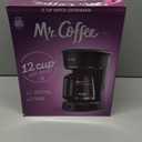 Mr. Coffee 12-Cup Switch Coffee Maker Black: Electric Drip Coffee Machine, 60 oz Capacity, Dishwasher-Safe Parts